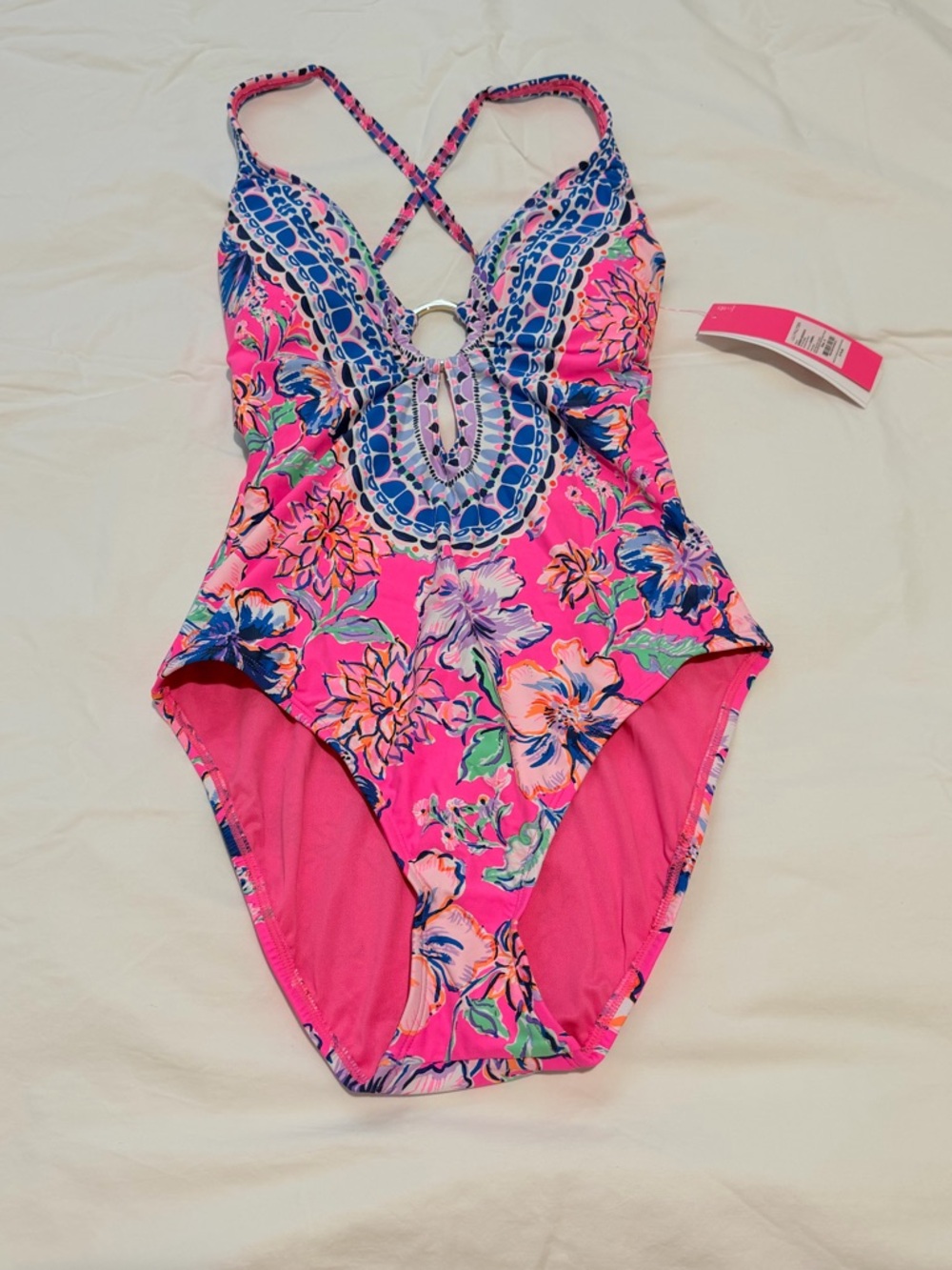 Lilly Pulitzer One-Piece Swimsuit with Crisscross Straps